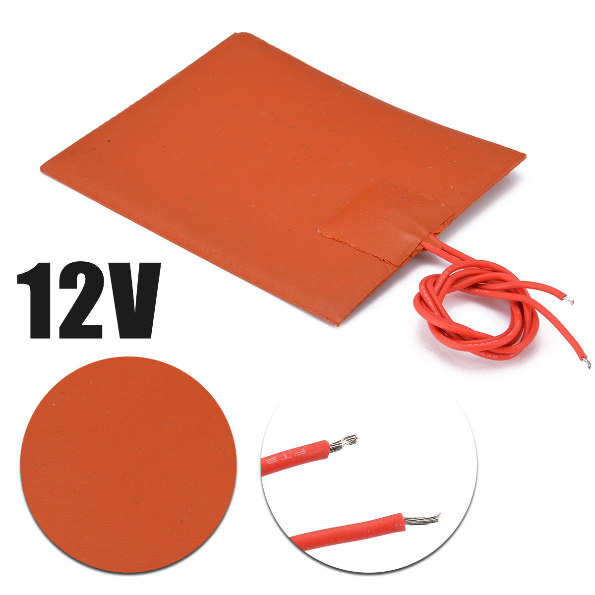 Commercial Fabric Printing Machine - 12V 20W Engine Oil Tank Heater