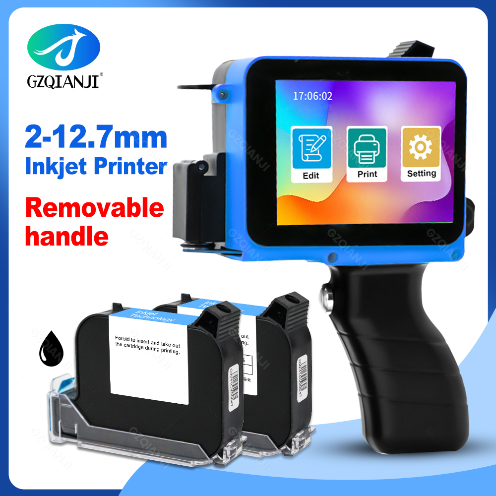 Commercial Fabric Printing Machine - 12.7mm Label Inkjet Printer Handheld Printer