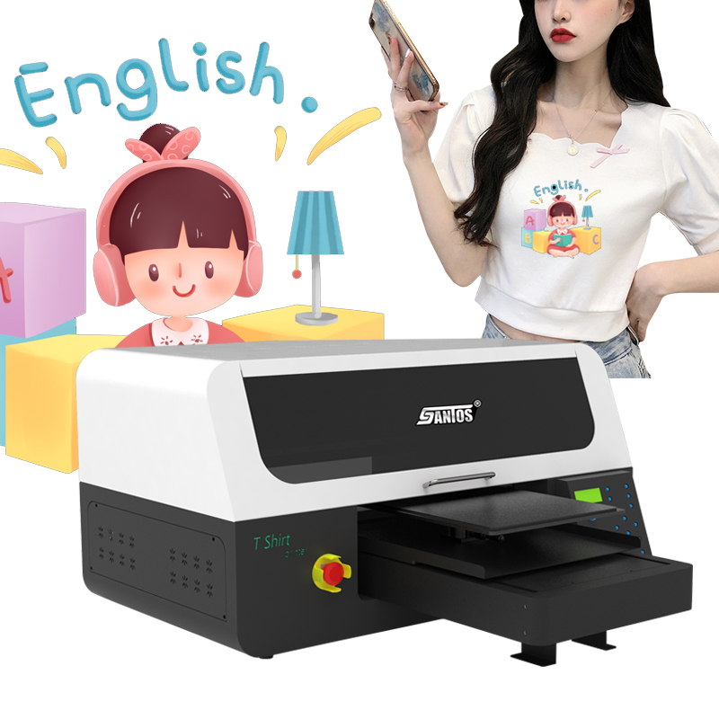 40*60Cm Dtg T-Shirt Printing M - огляд і ціна Commercial Printing Machine For Shirts