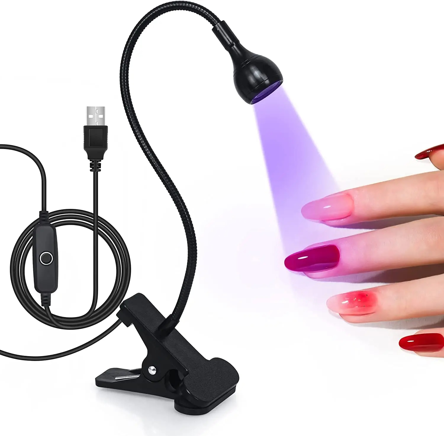 5V UV Gel Curing Nail Lamp Led - огляд і ціна Exposure Unit Uv