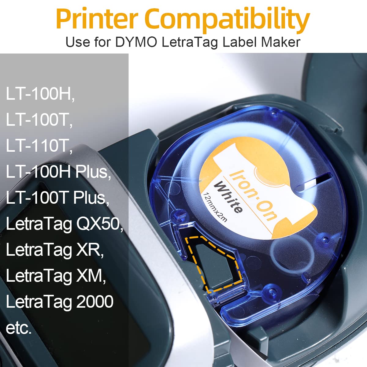 5Pk Compatible Dymo LetraTag I - огляд і ціна Commercial Fabric Printing Machine