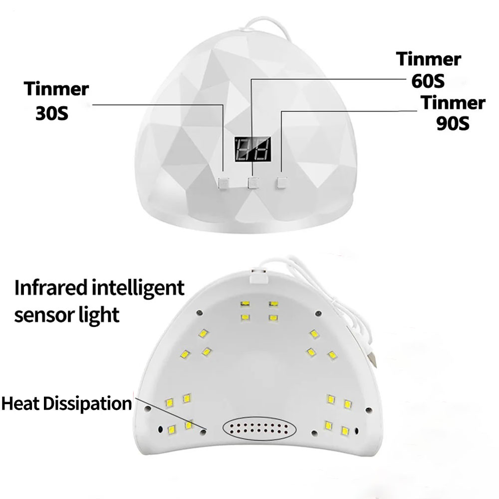 LULAA Nail Dryer Lamp UV Light - огляд і ціна Exposure Unit Uv