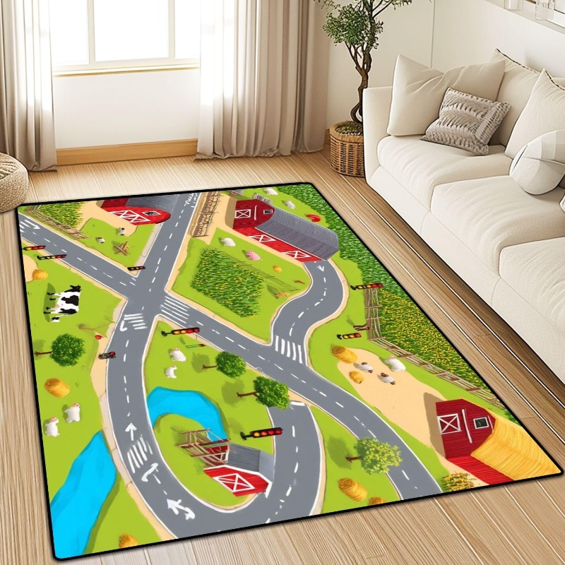 Farm Traffic Pattern Carpet Ba - огляд і ціна Commercial Road Printing