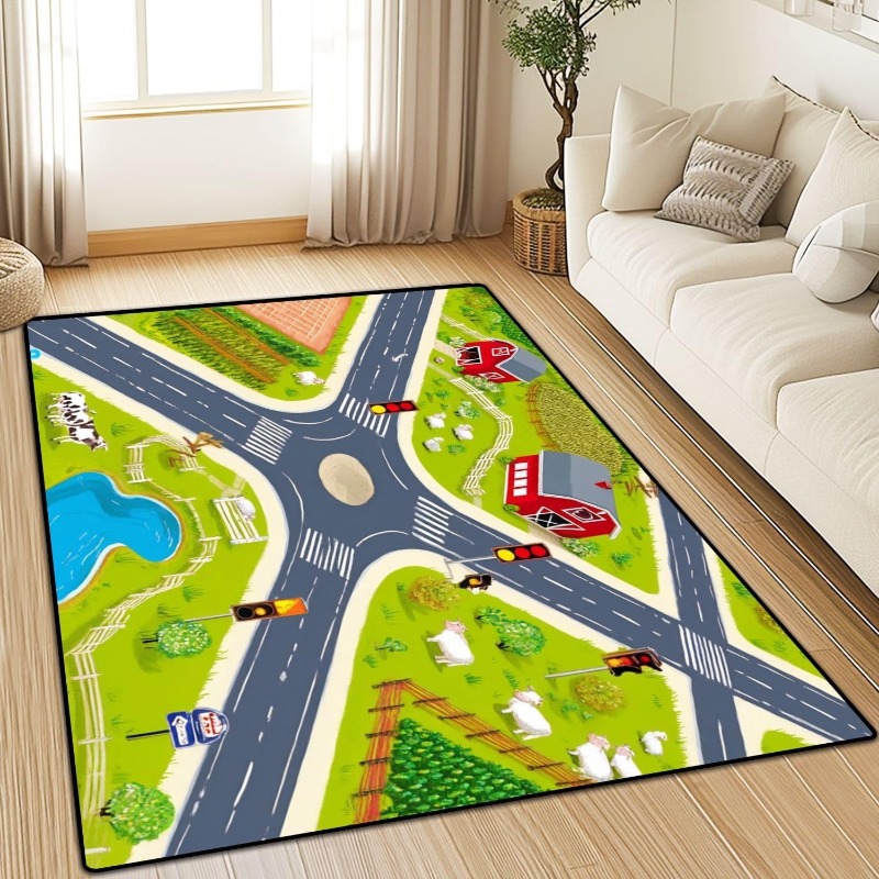 Farm Traffic Pattern Carpet Ba - огляд і ціна Commercial Road Printing