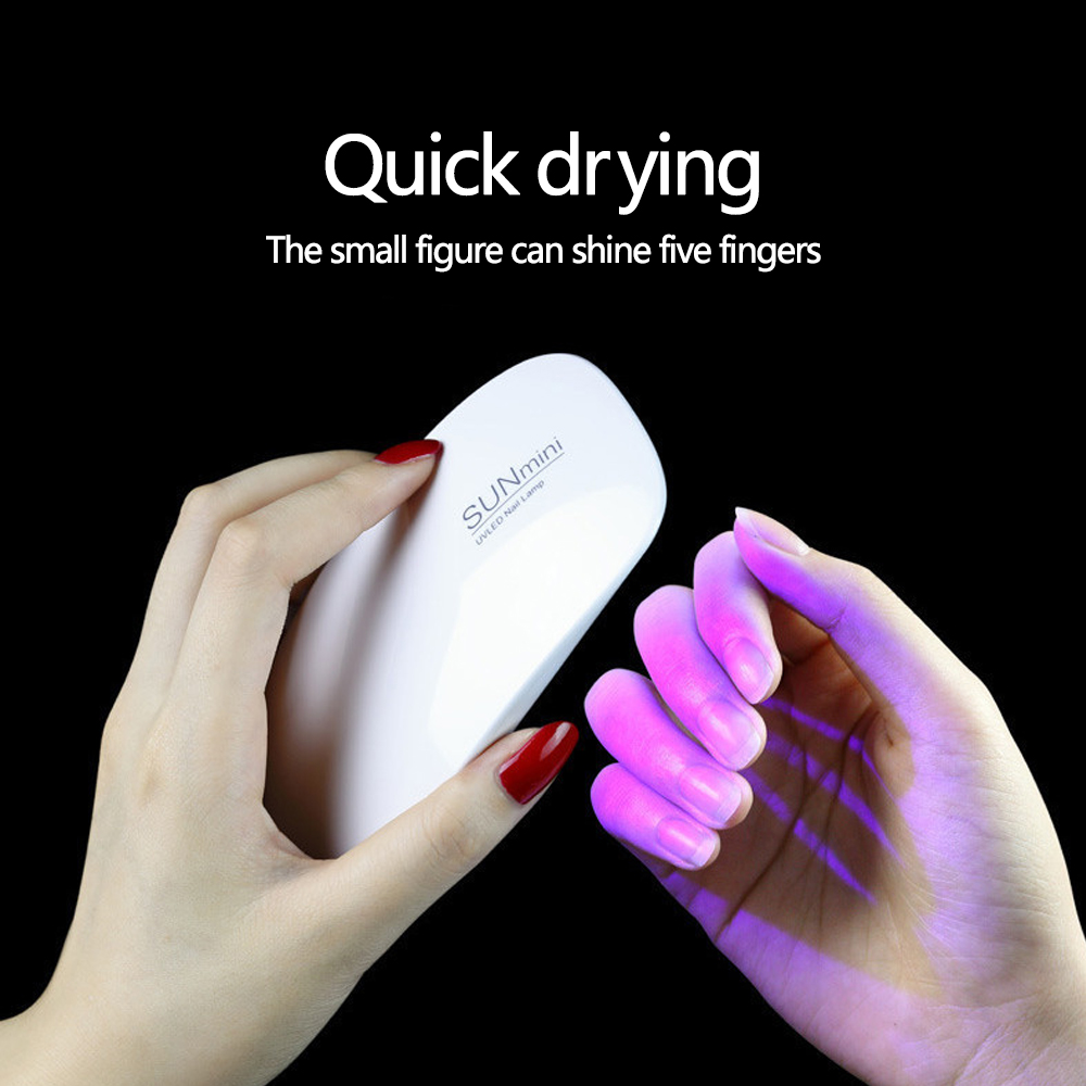 Portable 6 LED UV Nail Lamp 6W - огляд і ціна Exposure Unit Uv