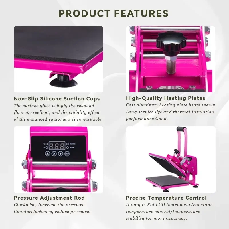 8-in-1 Heat Press Machine Supe - огляд і ціна Commercial Grade Printing Press
