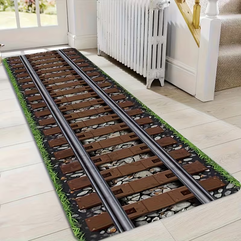 Track Runner Rug Green Space R - огляд і ціна Commercial Road Printing