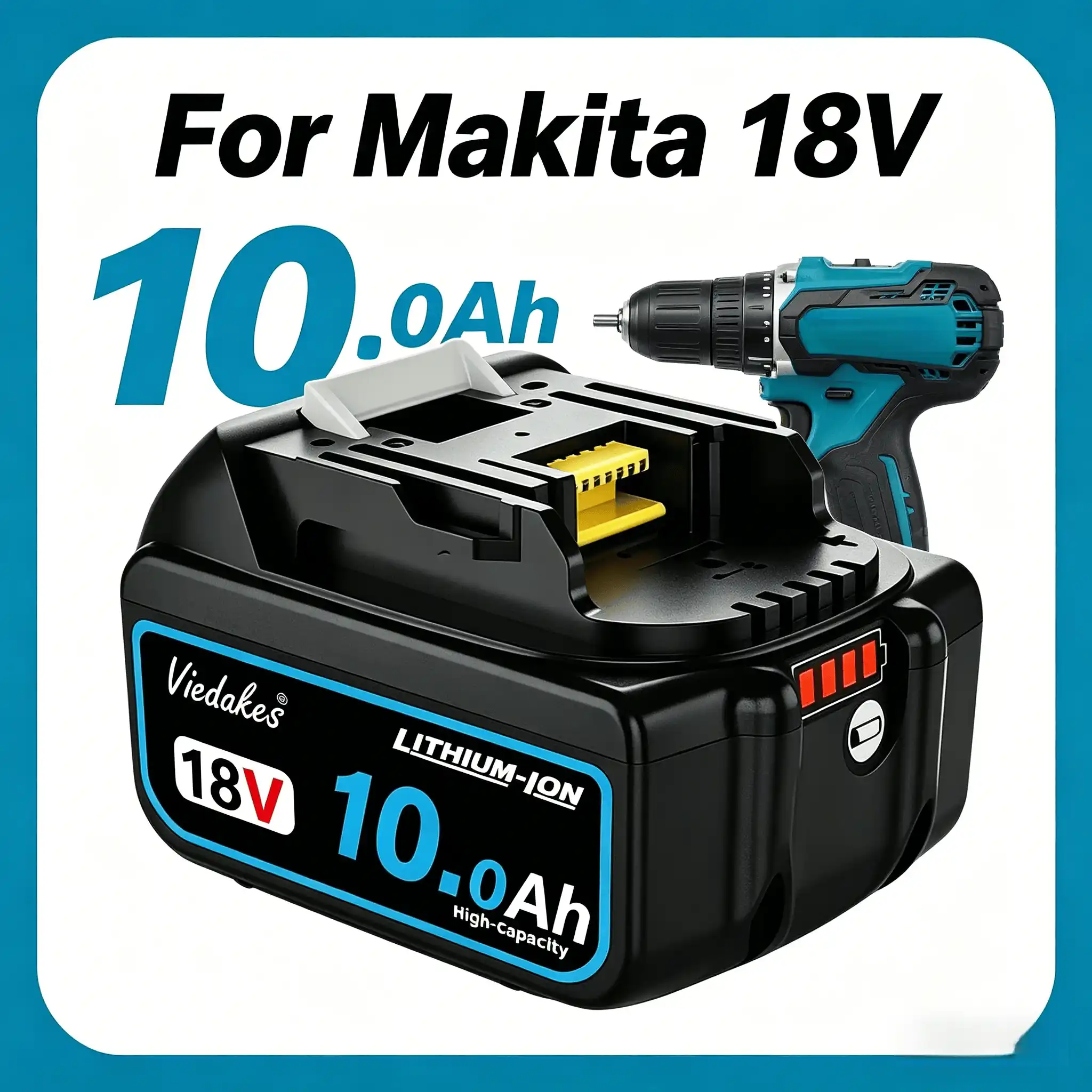 For Makita 18V Battery 12.0Ah  - огляд і ціна Makita Drill Ddf484
