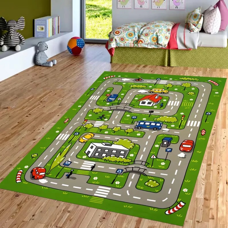 Cartoon City Traffic Road Map  - огляд і ціна Commercial Road Printing