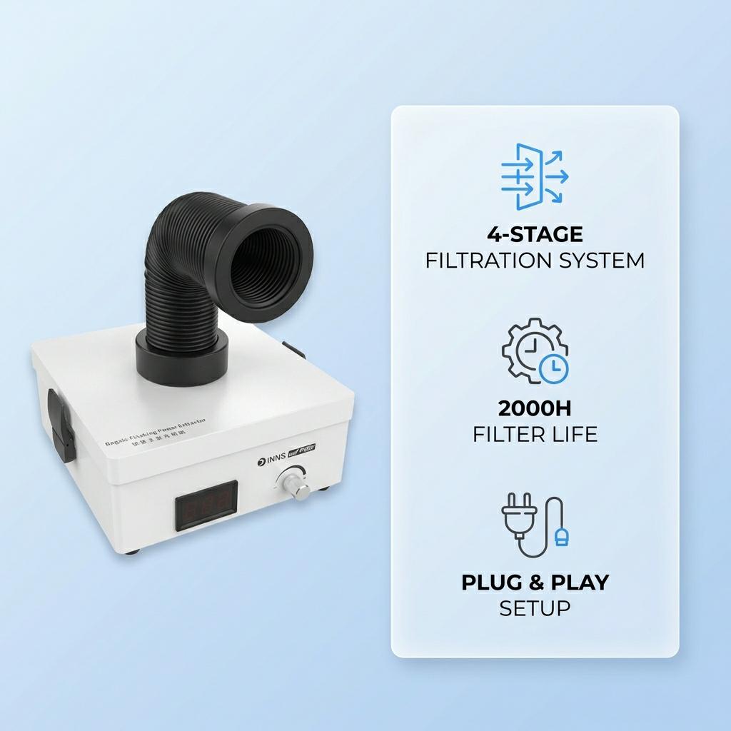 Fume Smoke Extractor Filter Pu - огляд і ціна Dtf Powder Shaker