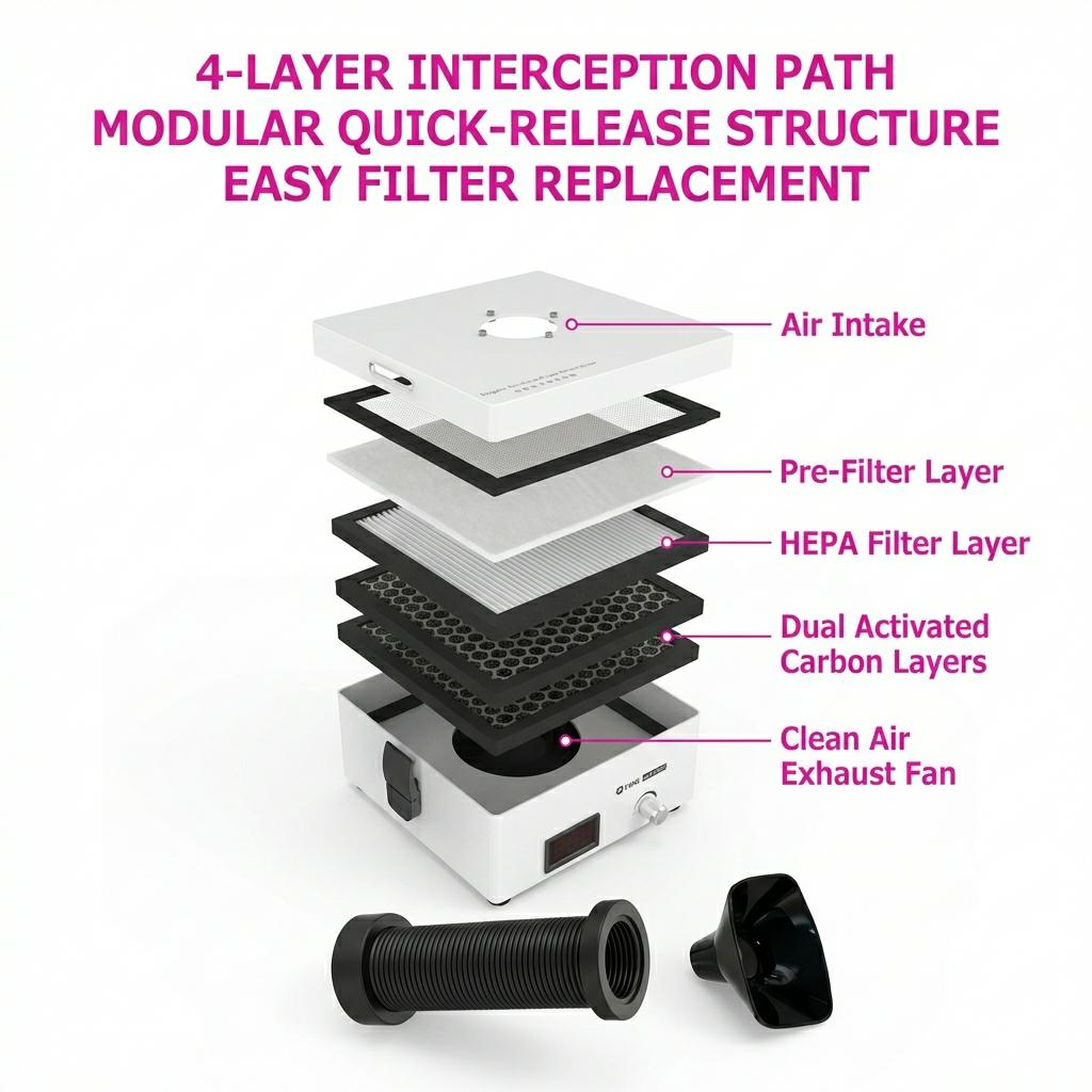 Fume Smoke Extractor Filter Pu - огляд і ціна Dtf Powder Shaker