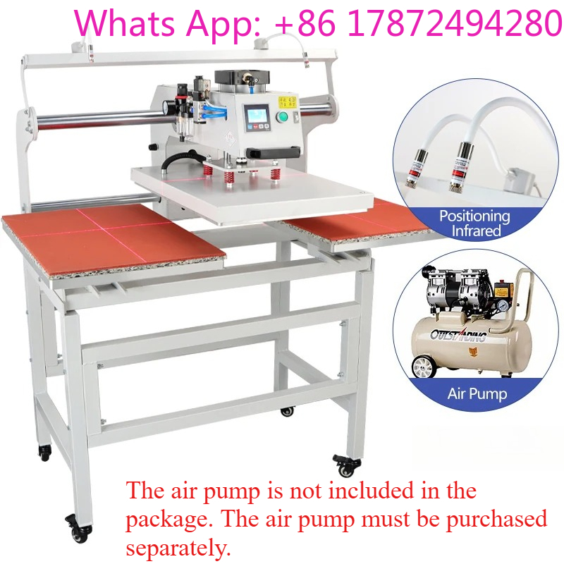 Dual Electric Slide Hot Stampi - огляд і ціна Commercial Printing Machine For Shirts