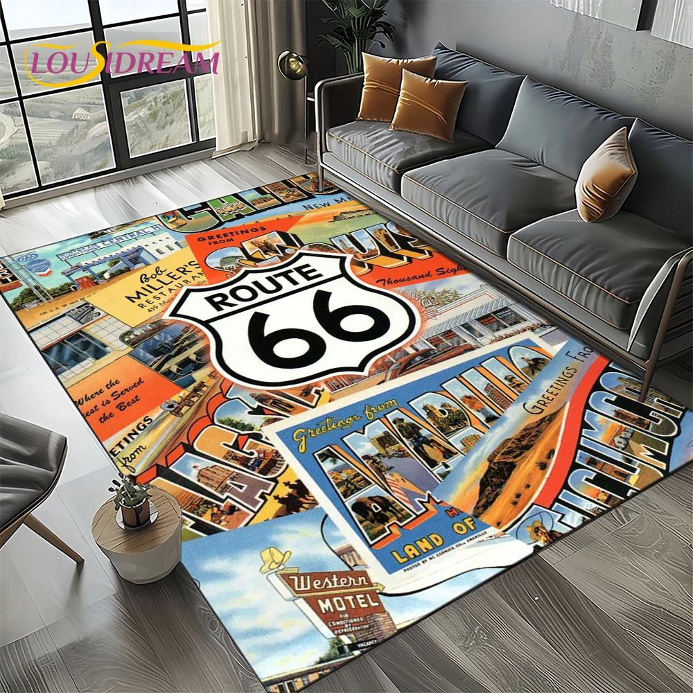 Route 66 Retro America Histori - огляд і ціна Commercial Road Printing