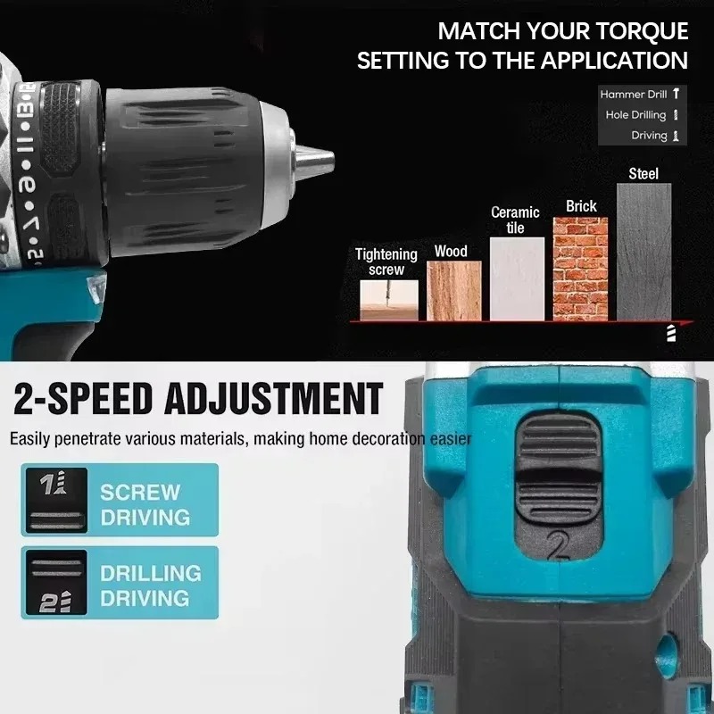 2026 Original Makita DDF487 18 - огляд і ціна Makita Drill Ddf484