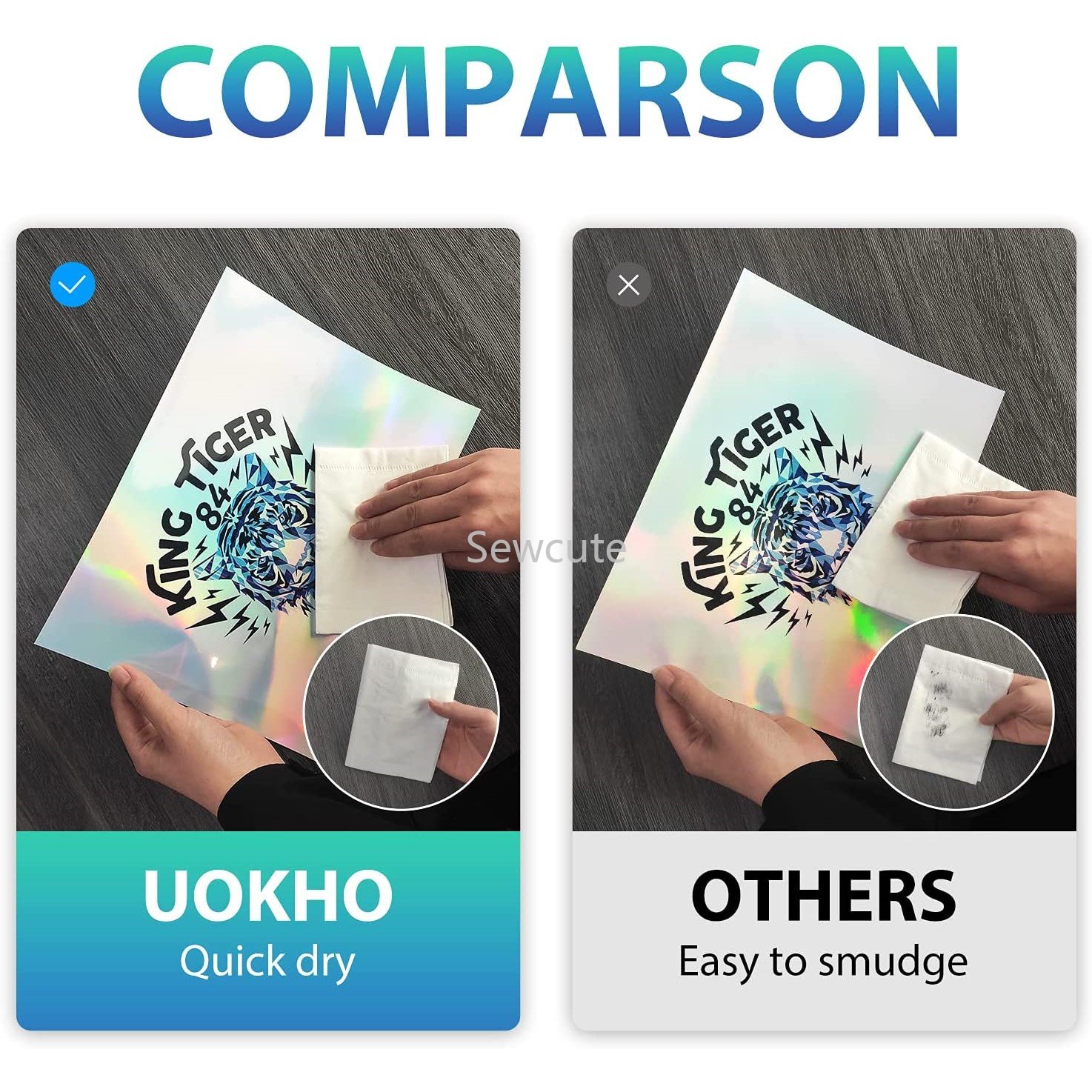 10Sheets Holographic Sticker P - огляд і ціна Commercial Vinyl Printing