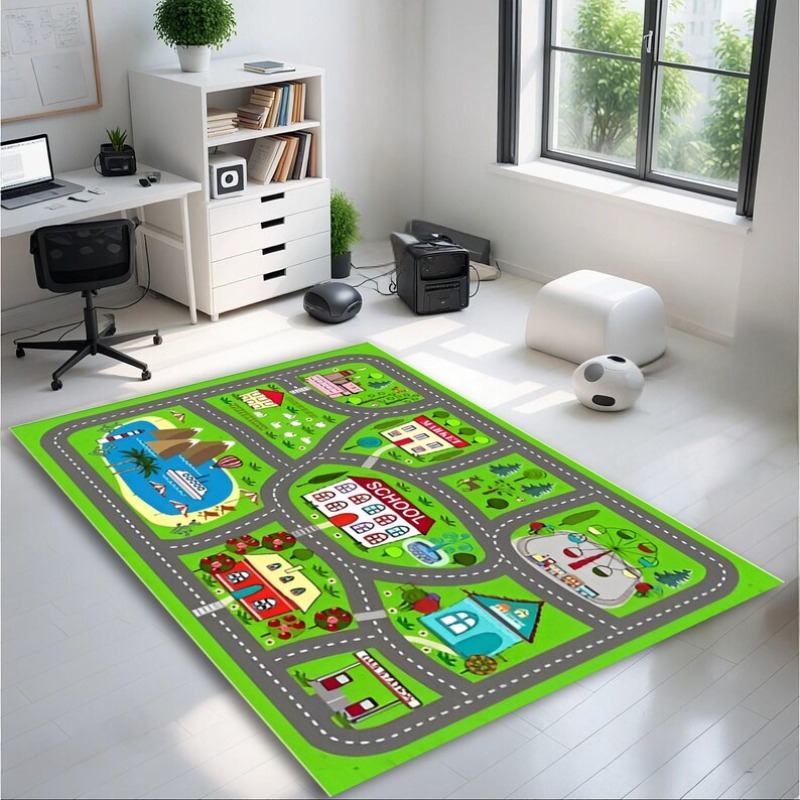 Cartoon Race Track City Highwa - огляд і ціна Commercial Road Printing