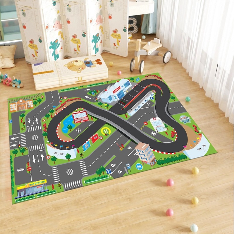 Cartoon Race Track City Highwa - огляд і ціна Commercial Road Printing
