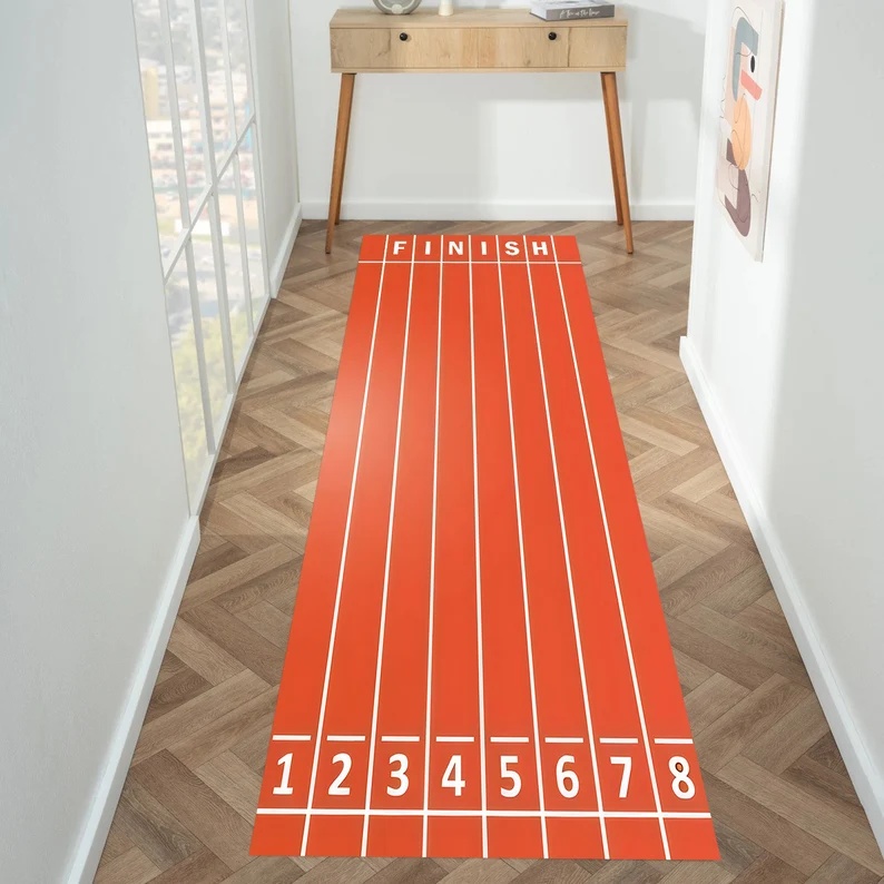 Racing Track Runner Rug City R - огляд і ціна Commercial Road Printing
